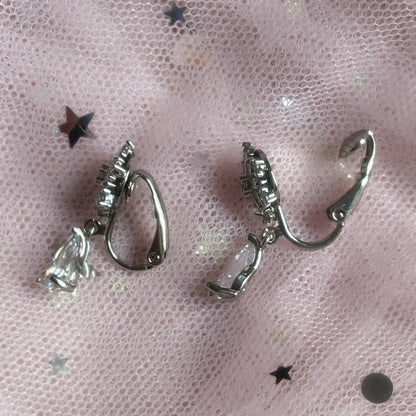 Snowflake Teardrop Earring
