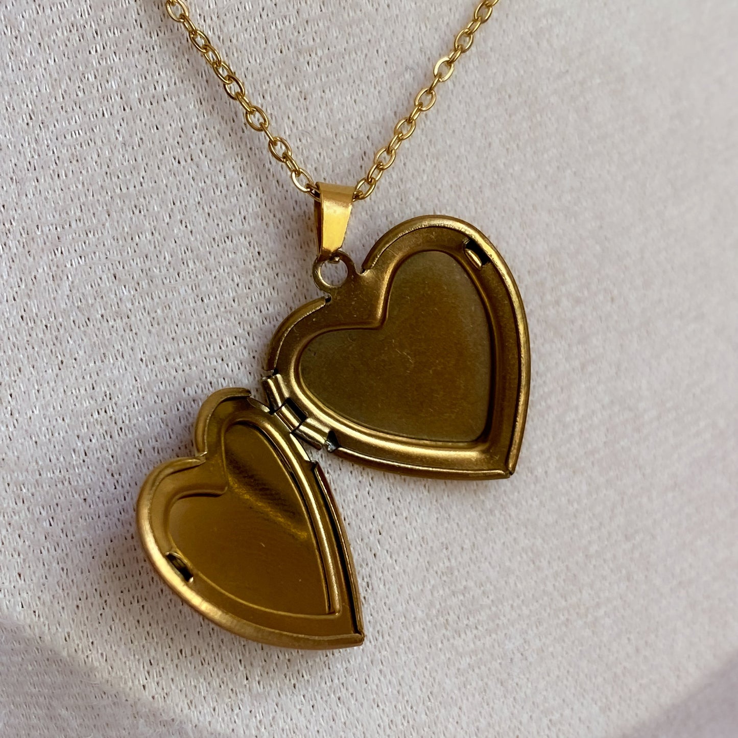 Glitter Memory Locket Necklace