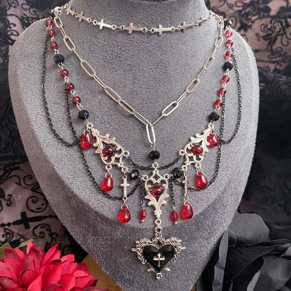 Ruby Requiem Necklace