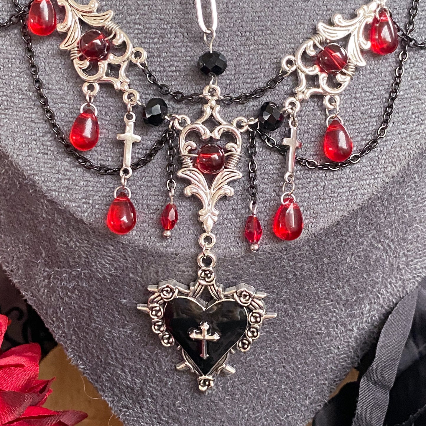 Ruby Requiem Necklace