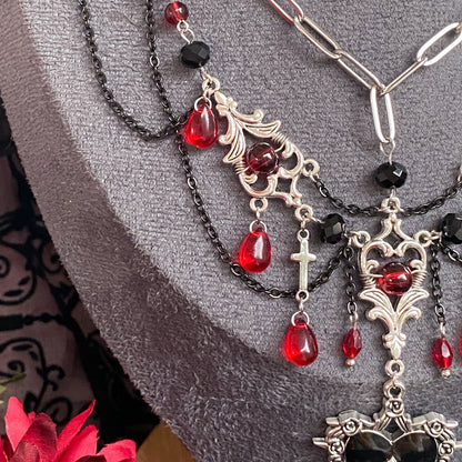 Ruby Requiem Necklace