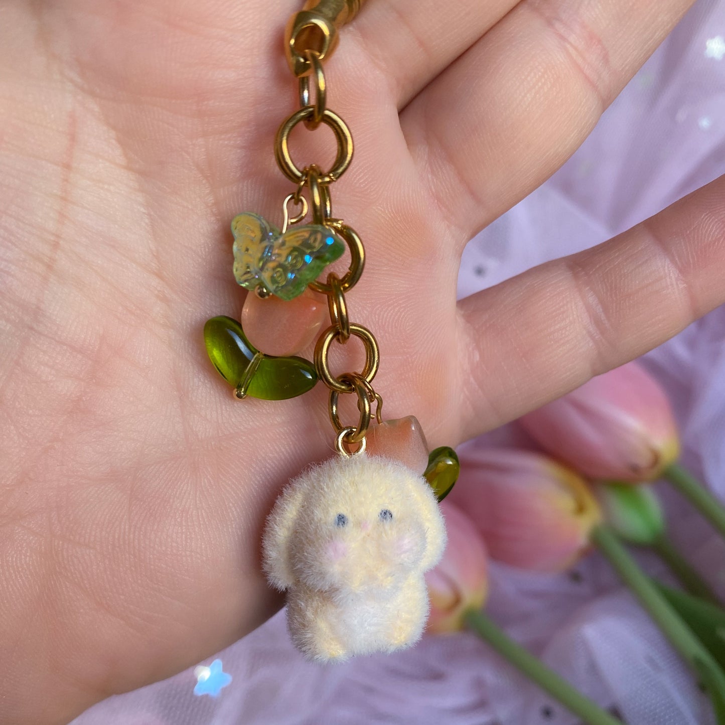 Paws & Petals Keychain Bag Charm
