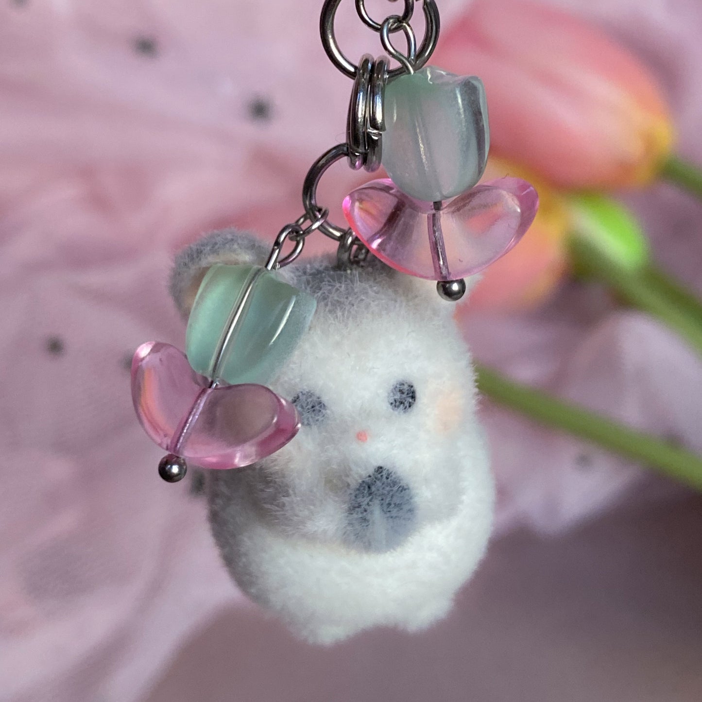 Paws & Petals Keychain Bag Charm