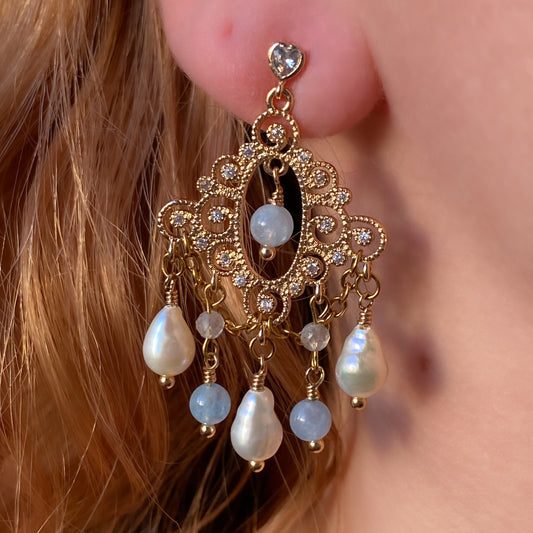 Moonlit Masquerade Earrings