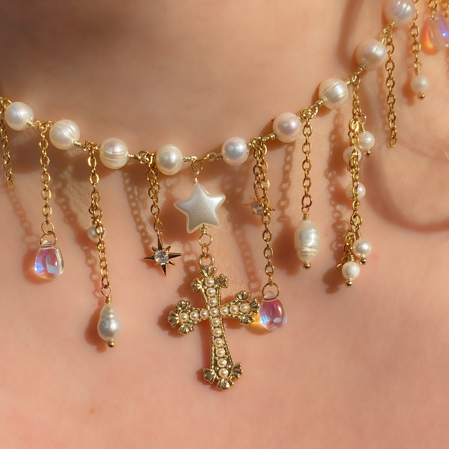 Angelic Starfall Necklace