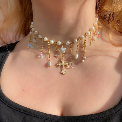 Angelic Starfall Necklace