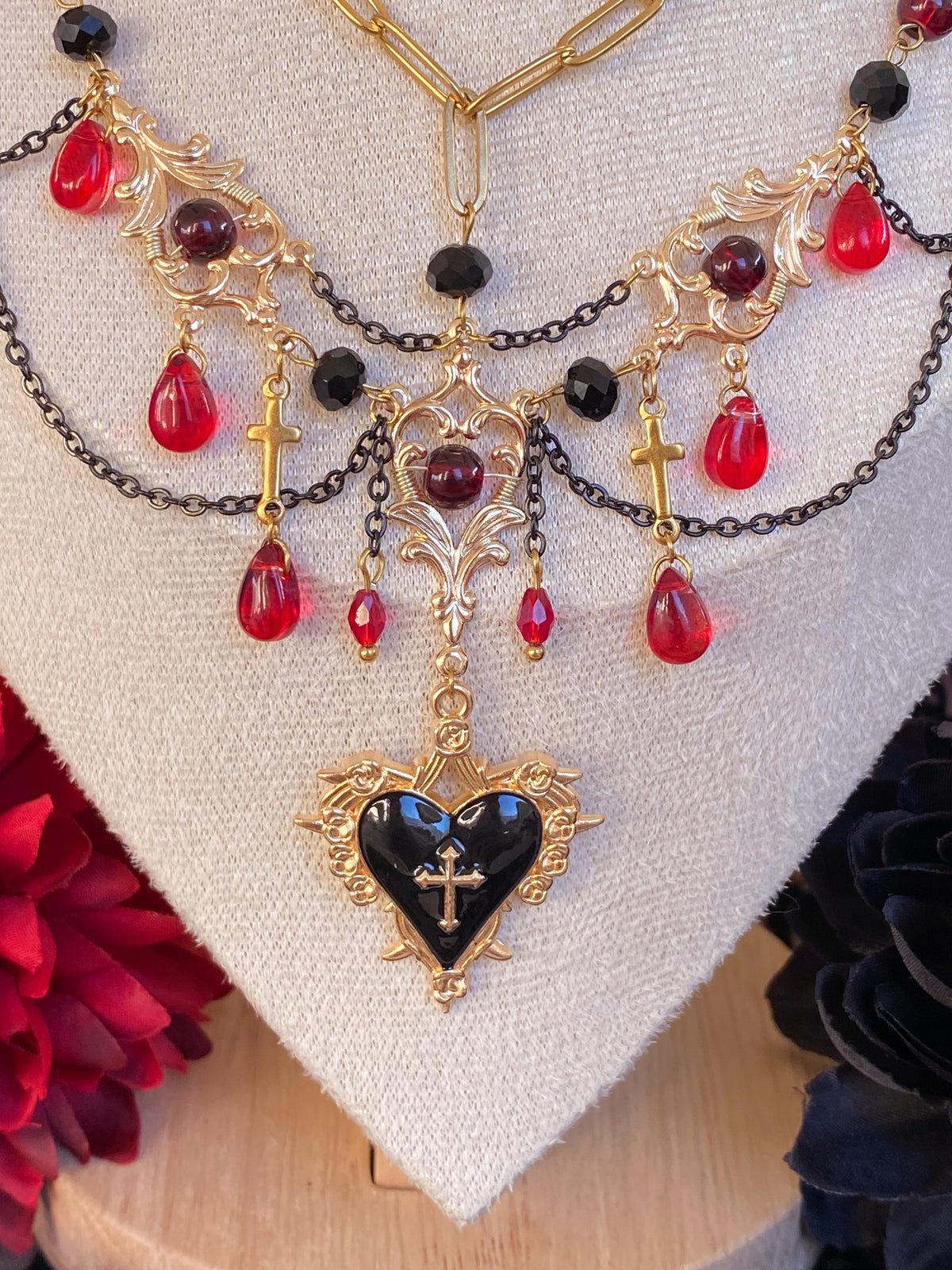 Ruby Requiem Necklace