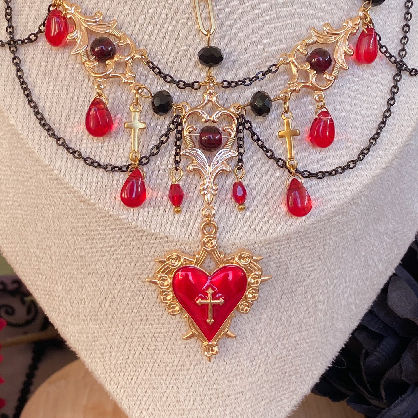 Ruby Requiem Necklace