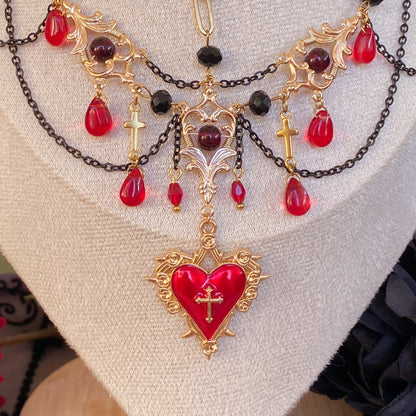 Ruby Requiem Necklace
