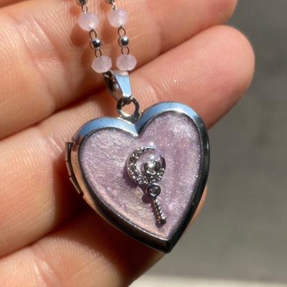 Lunar Memory Locket Necklace